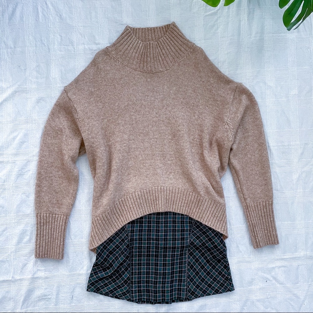 Mock-turtleneck sweater